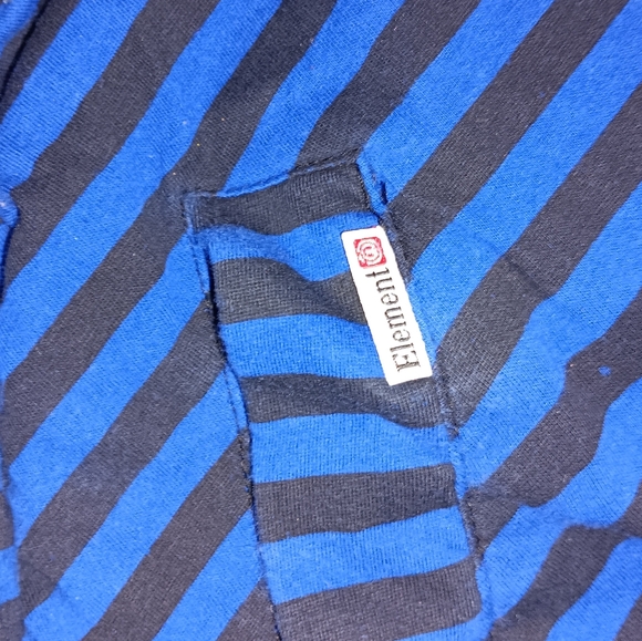 Y2K Element Reversible Graffiti Striped Hoodie Vintage Hooded Sweatshirt - Picture 8 of 12